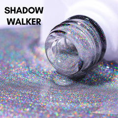 Makartt rainbow laser effect on nails—colors shimmer under different lighting conditions.