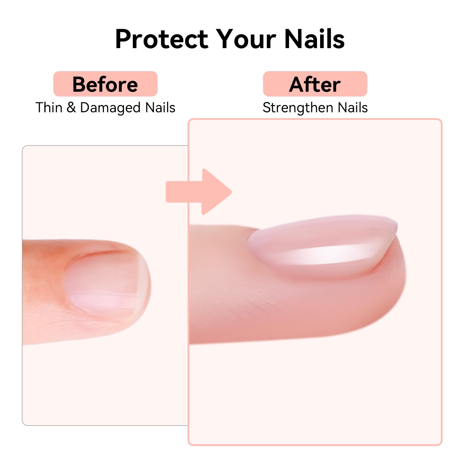 Makartt rubber base gel strong adhesion—long wear with smooth finish.