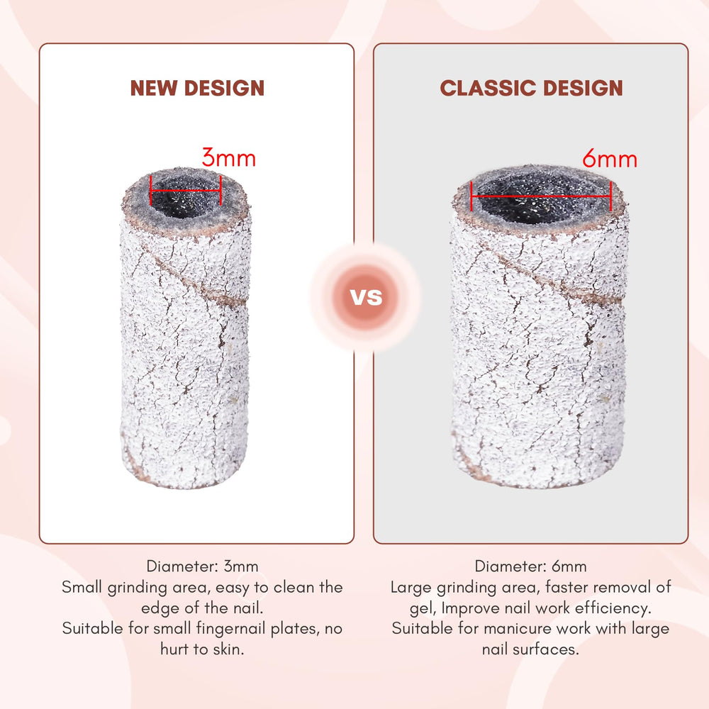 Makartt sanding bands with thicker 1.5mm sandpaper for durability during sessions.