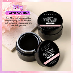Makartt Solid Nail Glue Gel hands-free curing setup for comfortable nail art sessions.