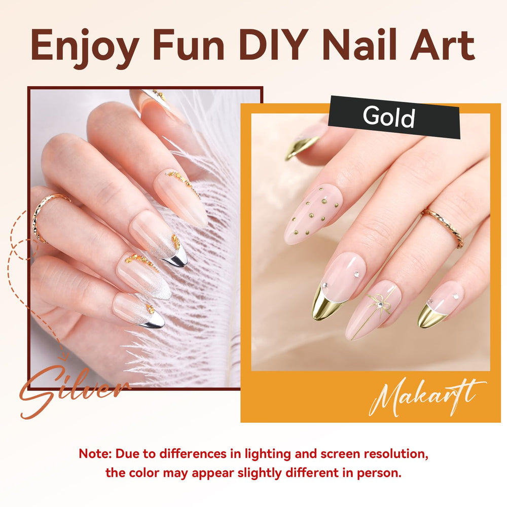 Makartt two-pack chrome polish in versatile metallic hues