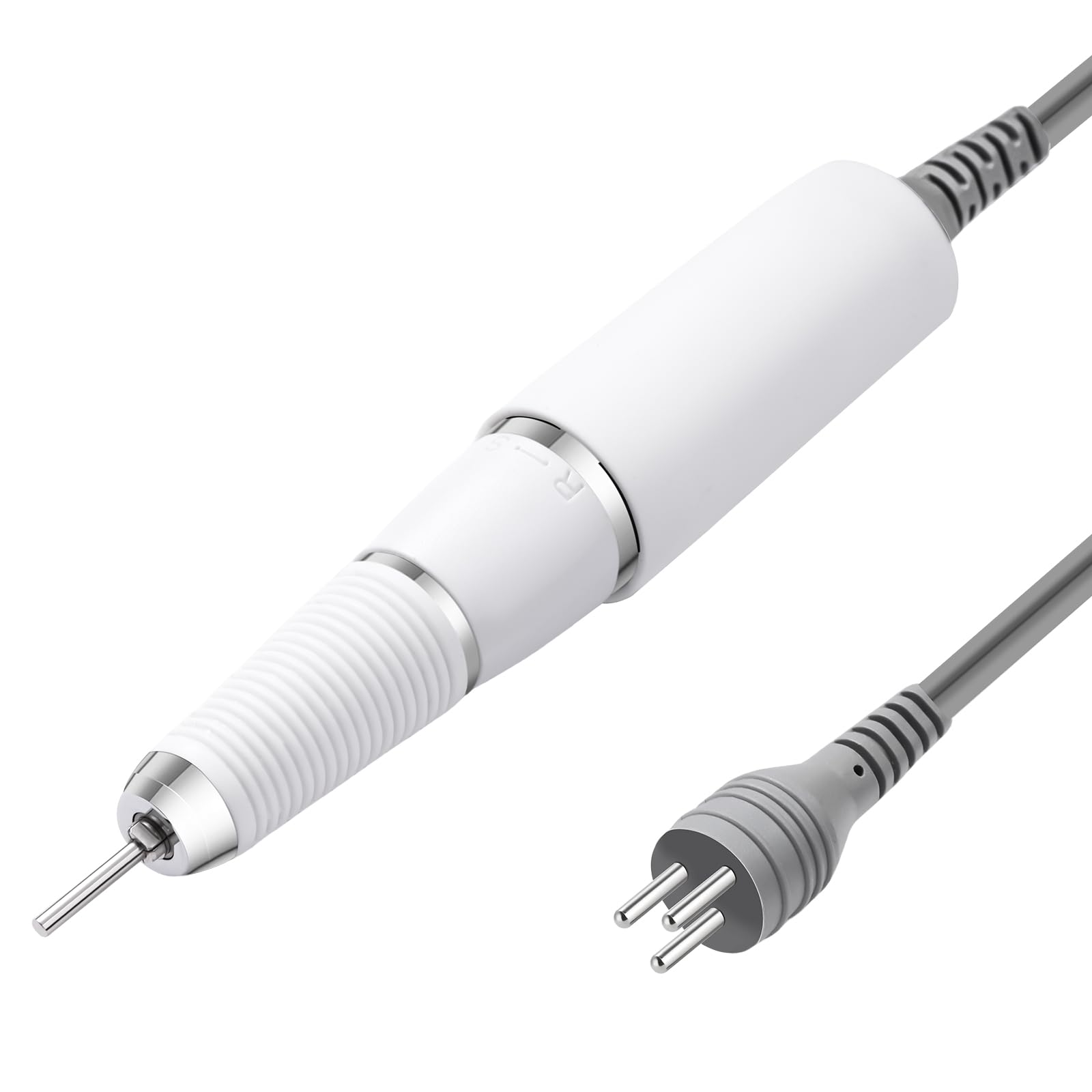Makartt up200 handpiece with 3 holes enables quick bit changes for efficient manicures.