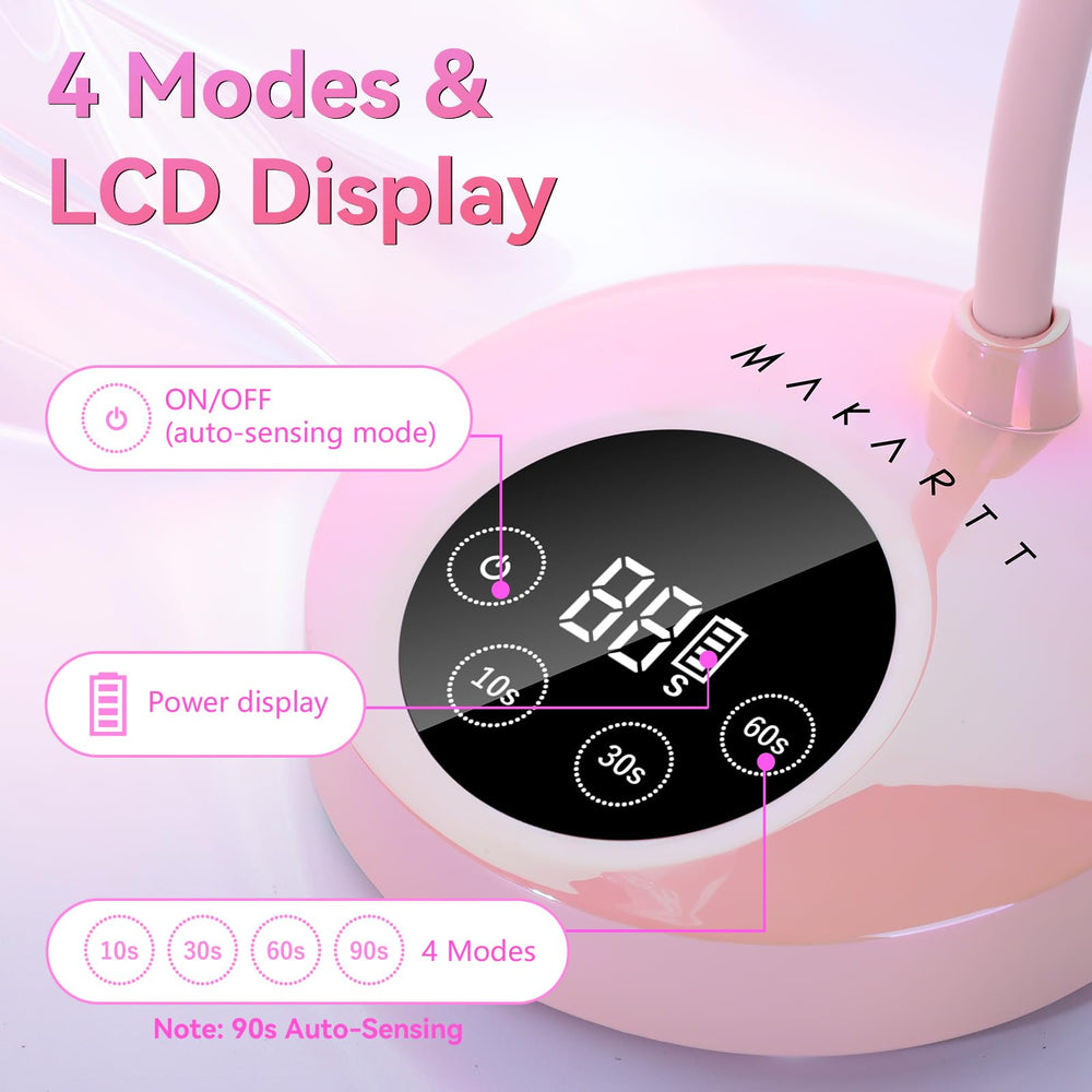 Makartt UV nail lamp floral design adds stylish appeal for gifting