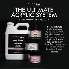 MakarttPro MMA-free acrylic liquid delivers safer application for durable nails.