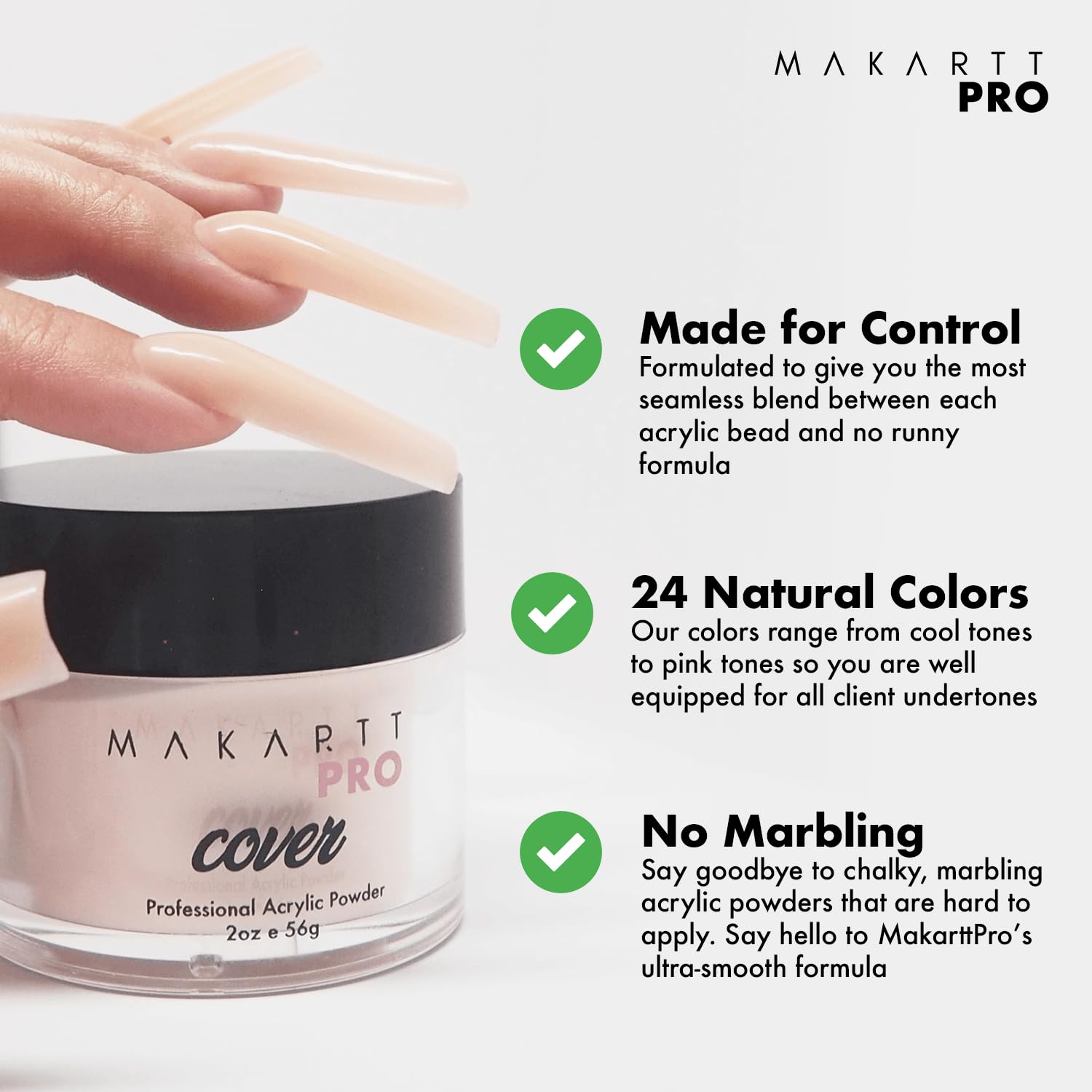 MakarttPro nail art setup with Nectar Blush for versatile creative design ideas.