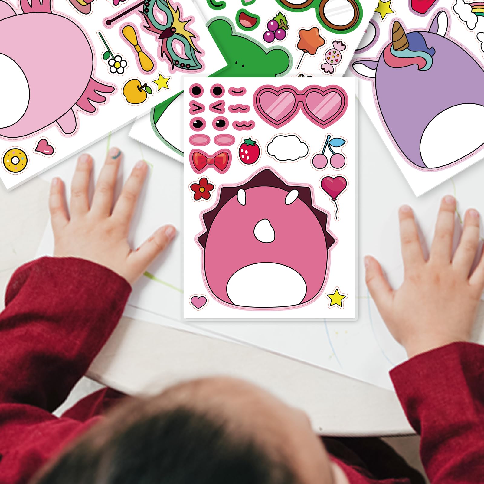Make a Face Stickers 18pcs for party favors and celebration decor.