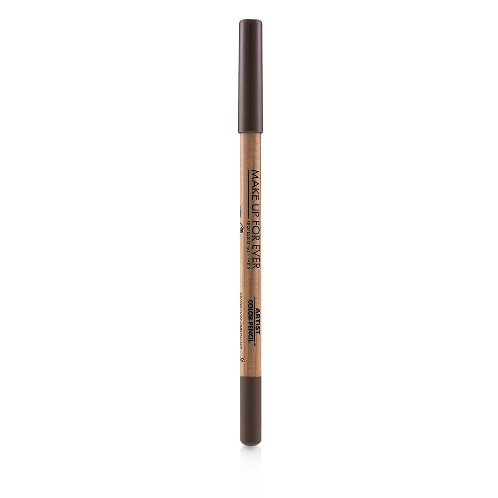 Make Up For Ever Artist Color Pencil 506 Endless Cacao swatch on skin for natural to bold looks