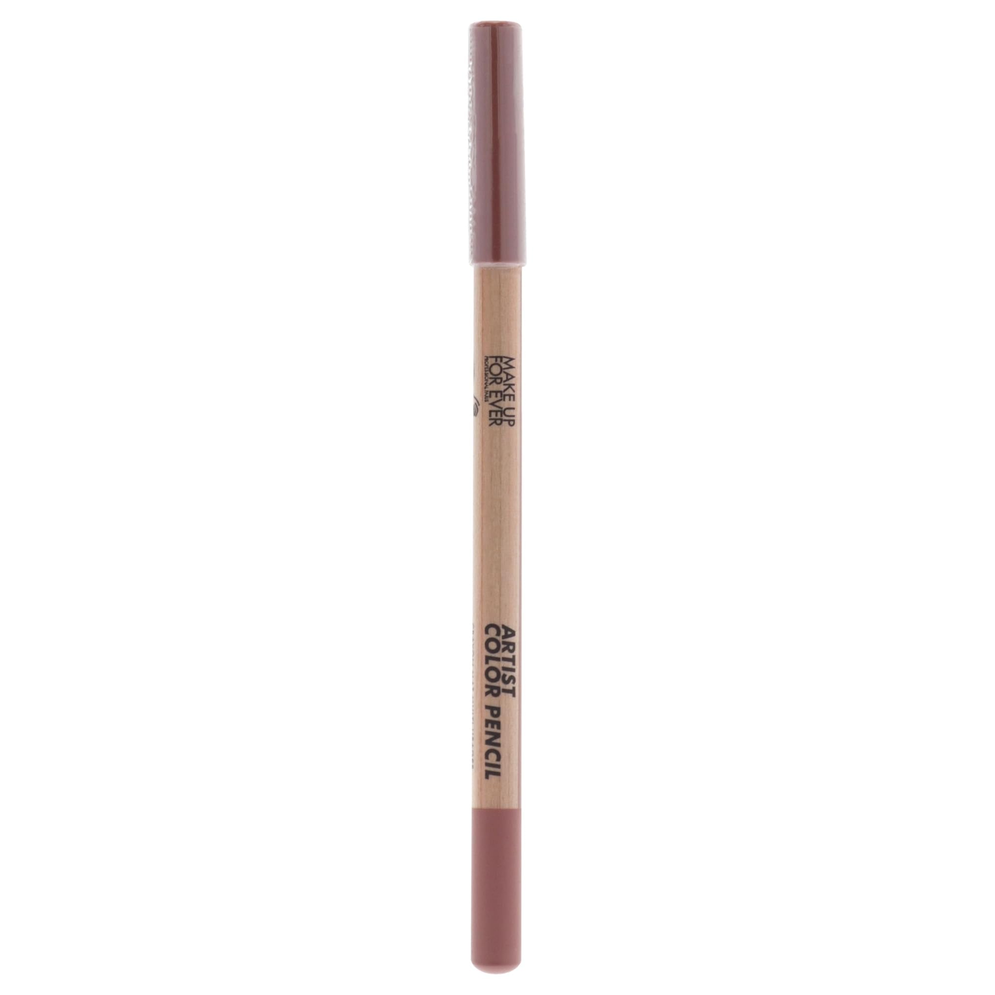 Make Up For Ever Artist Color Pencil 606 Wherever Walnut closeup—creamy texture for versatile makeup use.