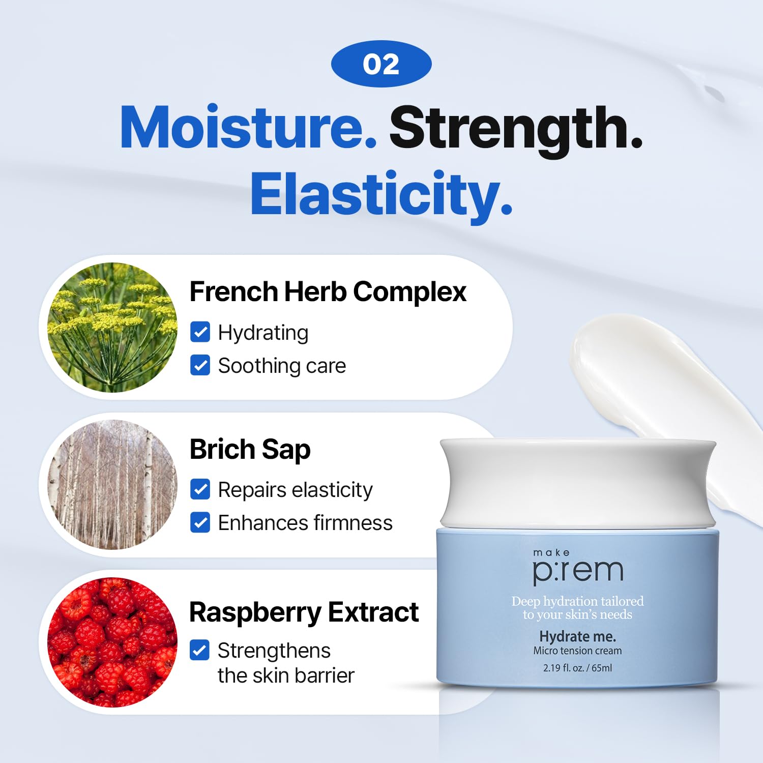 MAKEP:REM Hydrate Me hyaluronic acid glow and deep hydration