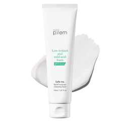 MAKEP:REM Safe Me Relief Foam bottle pour for quick cleansing and refreshed skin.