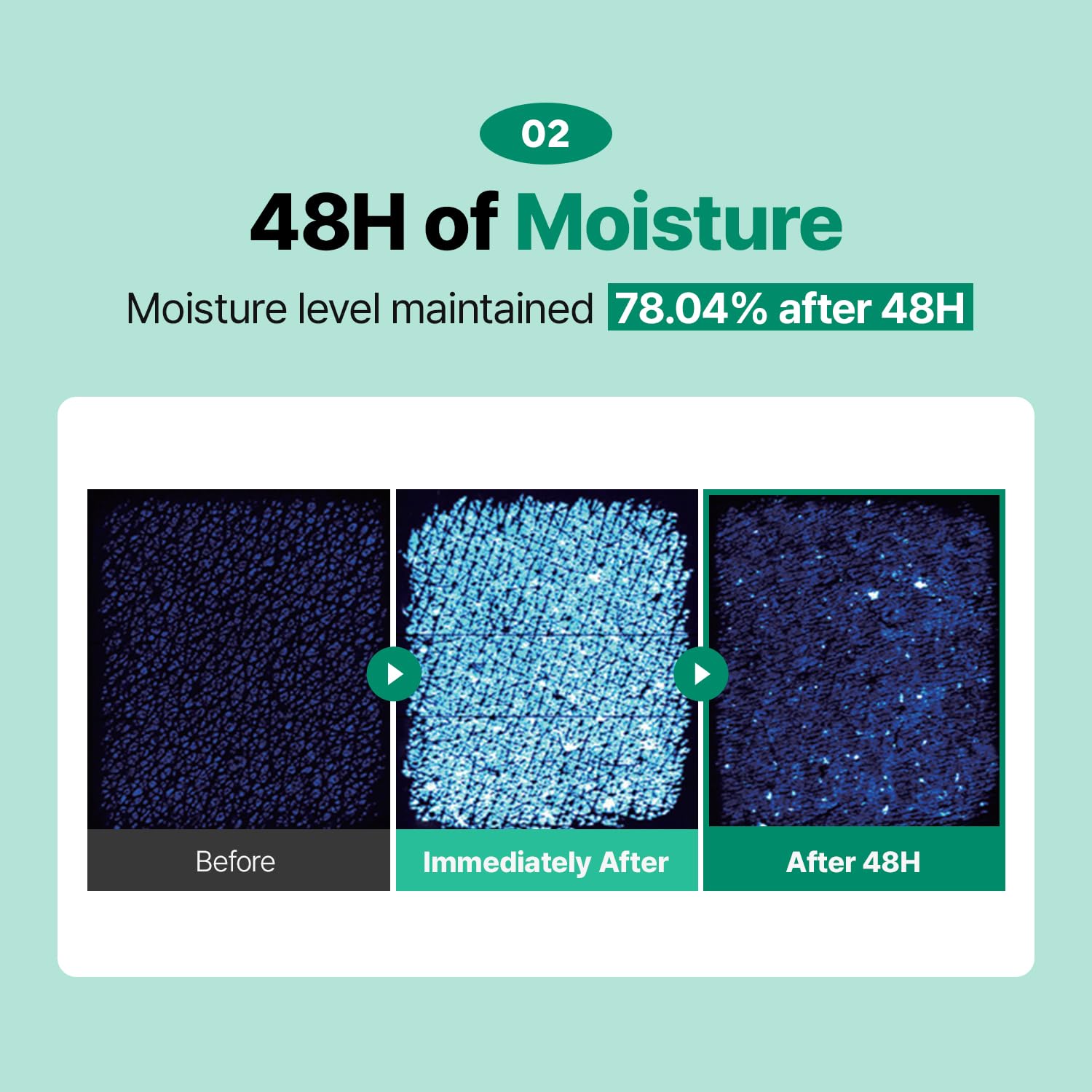 MAKEP:REM Safe Me Relief Moisture Cream texture on skin emphasizes quick absorption without stickiness