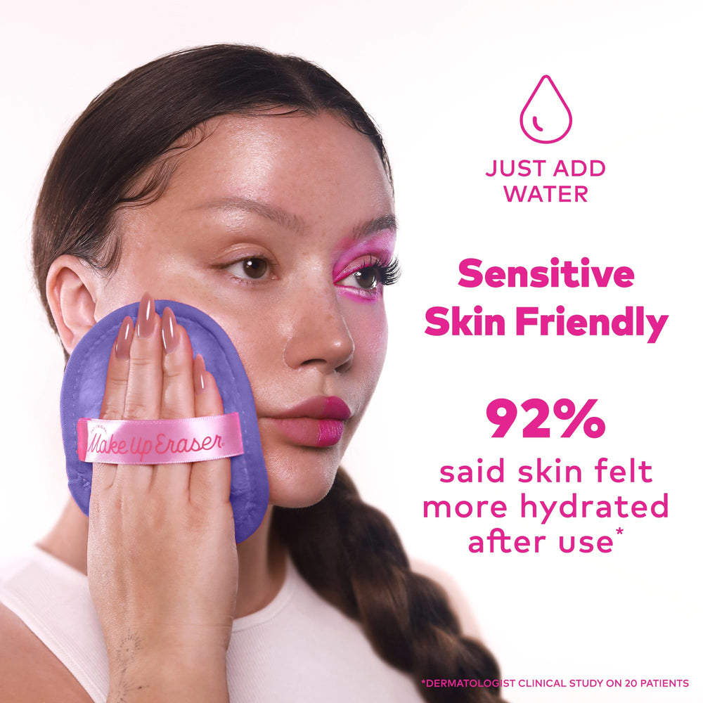 MakeUp Eraser dirt-oil-removal emphasizes deep cleansing after daily wear.