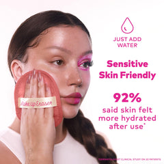 MakeUp Eraser dual-sided cloth for cleansing and exfoliation.