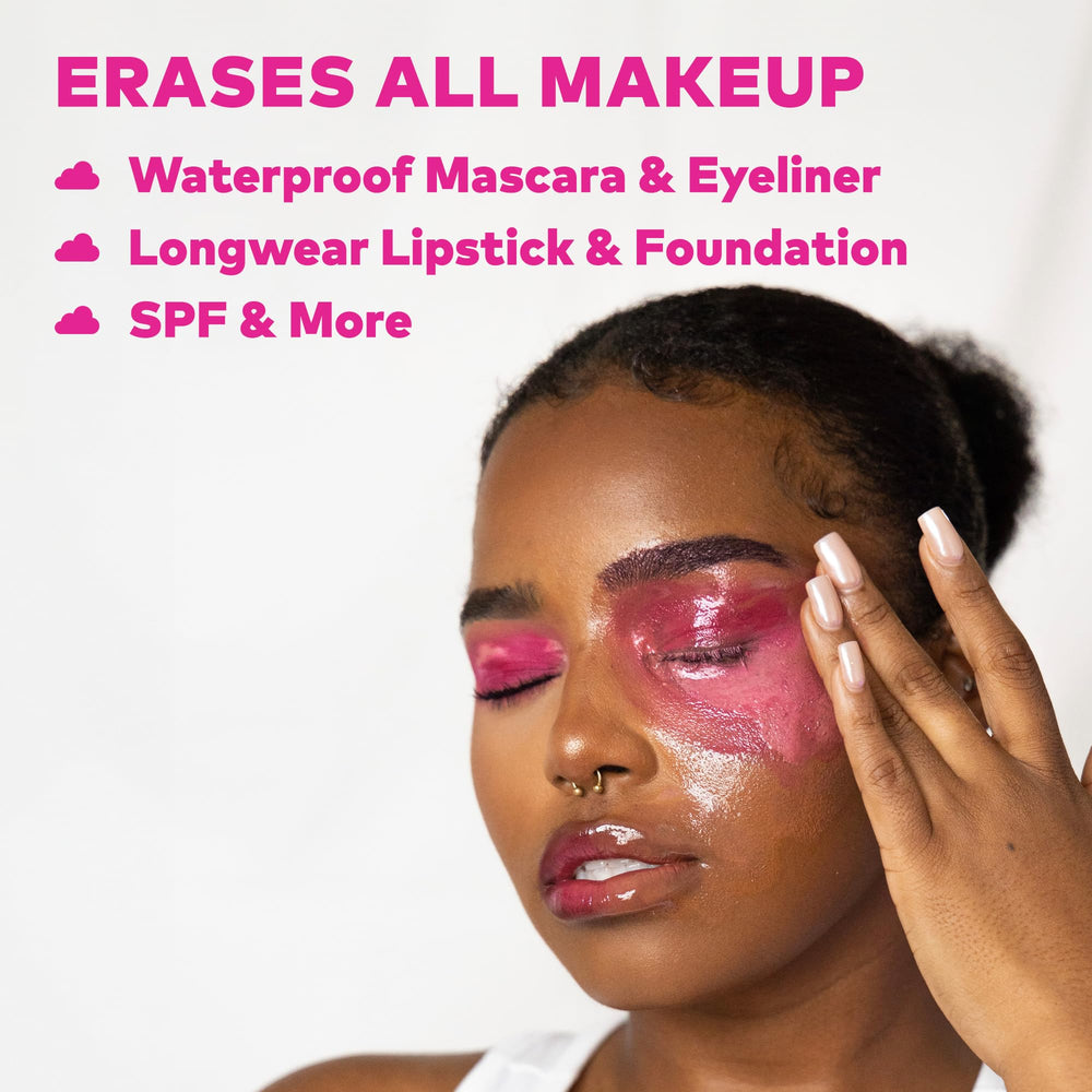 MakeUp Eraser Cloud Cleanse Balm emphasizes hyaluronic acids for moisture boost.