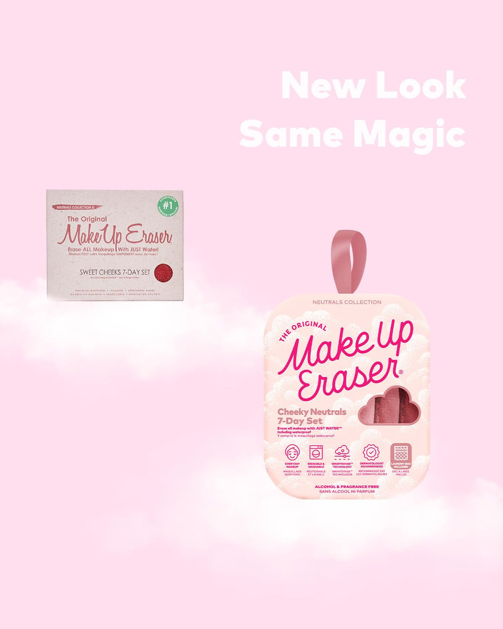 MakeUp Eraser just-water removal for waterproof makeup.