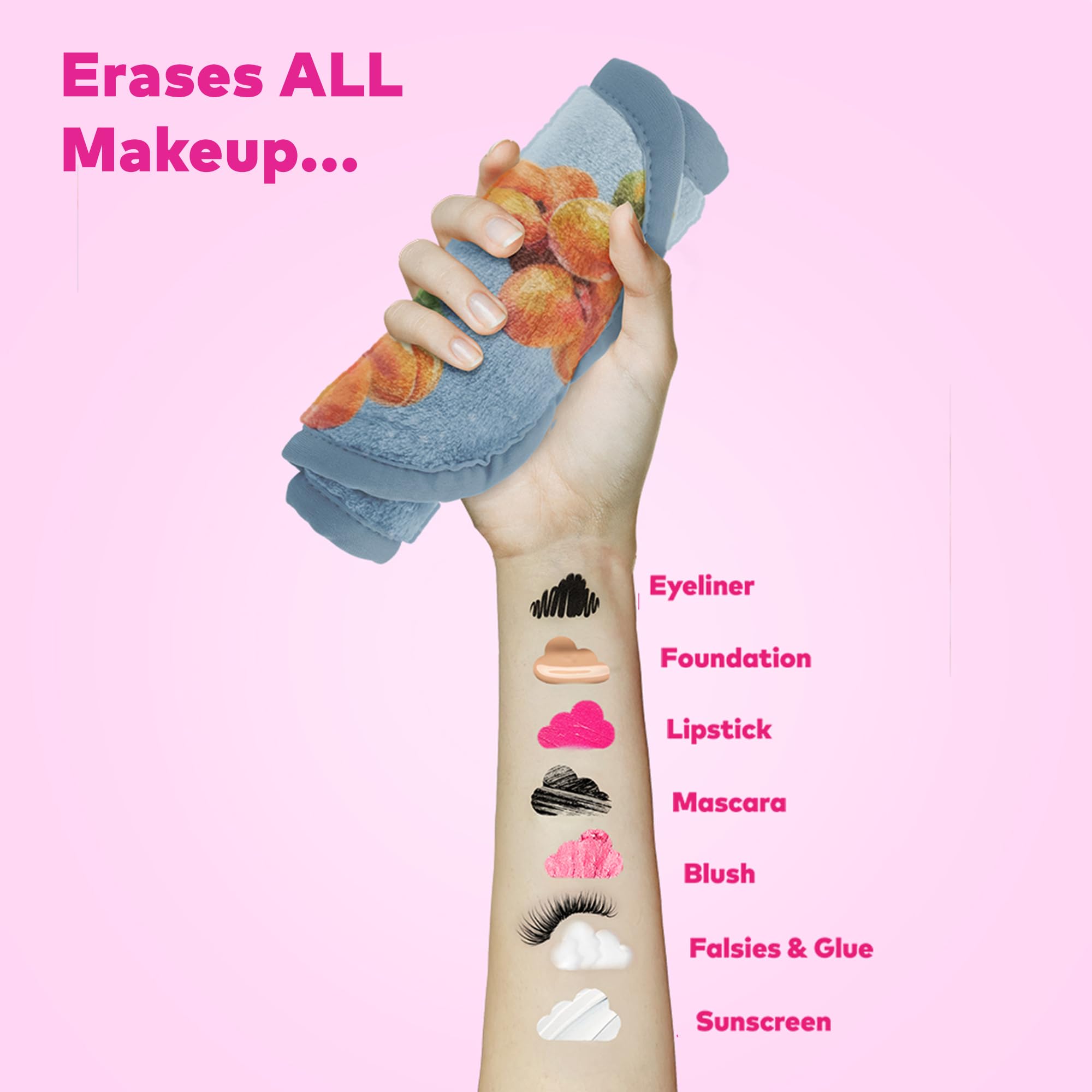 MakeUp Eraser machine-wash-durable ensures long-lasting reuse.