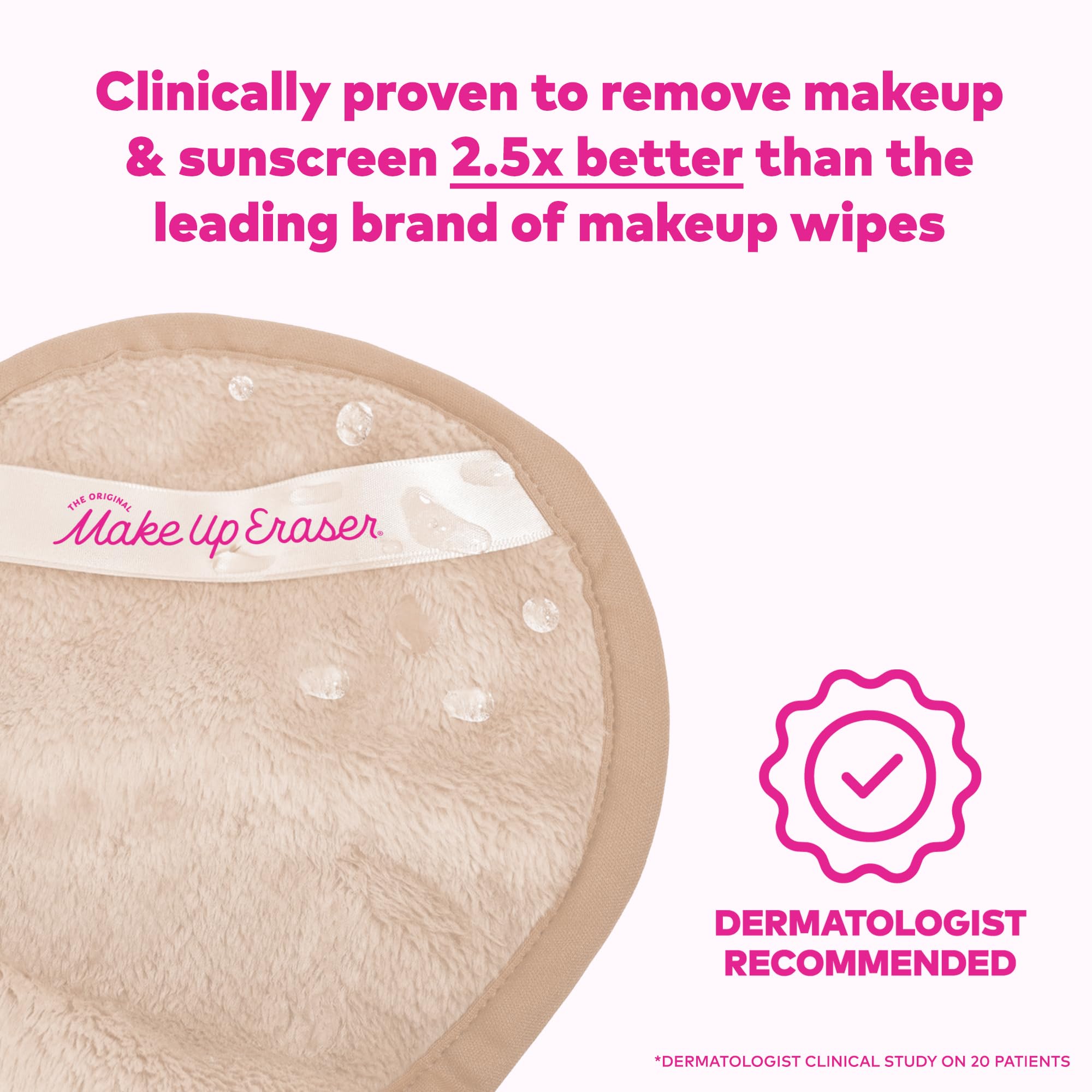 MakeUp Eraser Mini PRO 5-pack machine washable for easy reuse