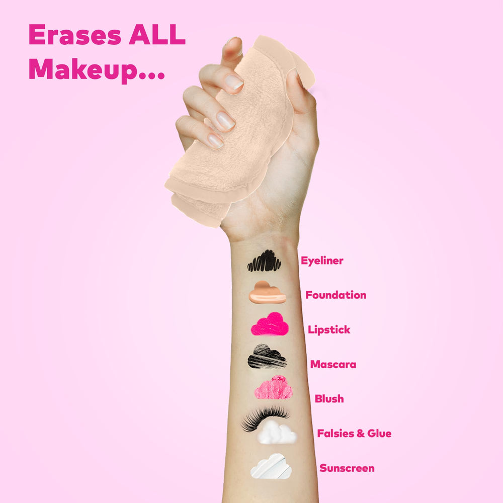 MakeUp Eraser Mini PRO 5-pack soft-fiber close-up shows cloud-soft cleansing