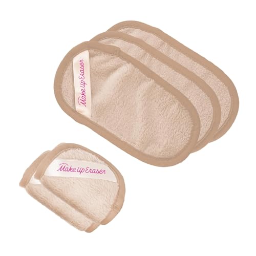 MakeUp Eraser Mini PRO 5-pack waterproof makeup removal in action