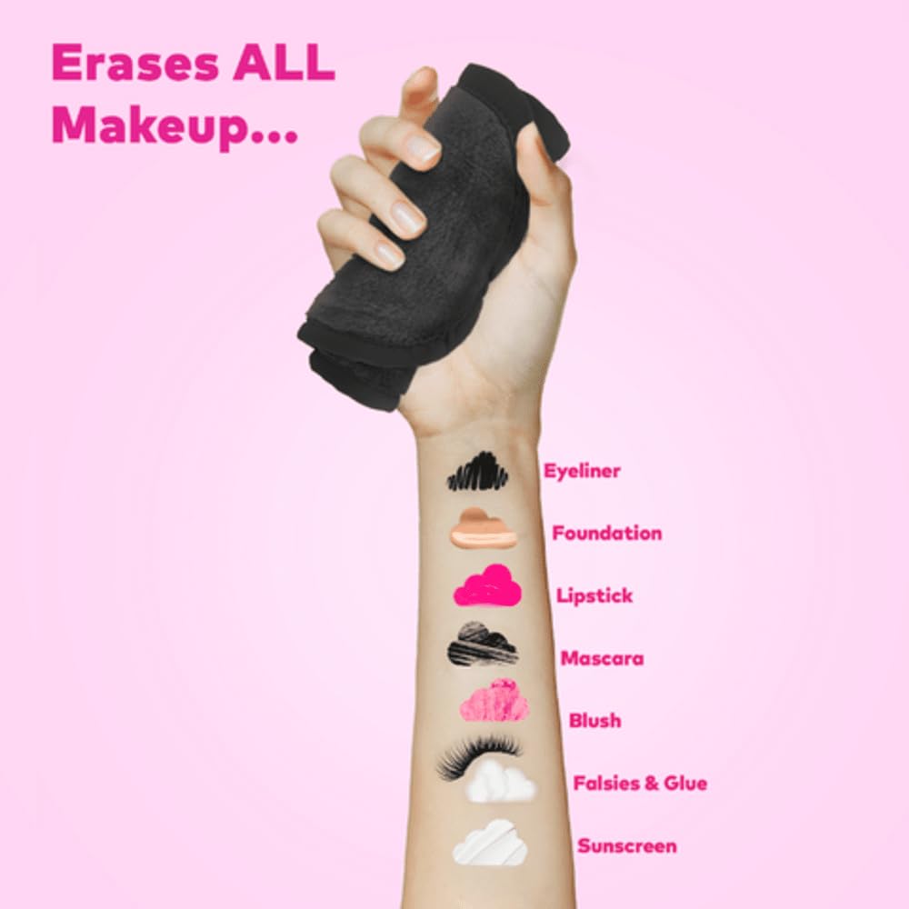 MakeUp Eraser Mini PRO reusable and machine washable after heavy makeup days.