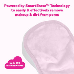 MakeUp Eraser Mini PRO silver-infused fabric adds spa-like premium cleanse.