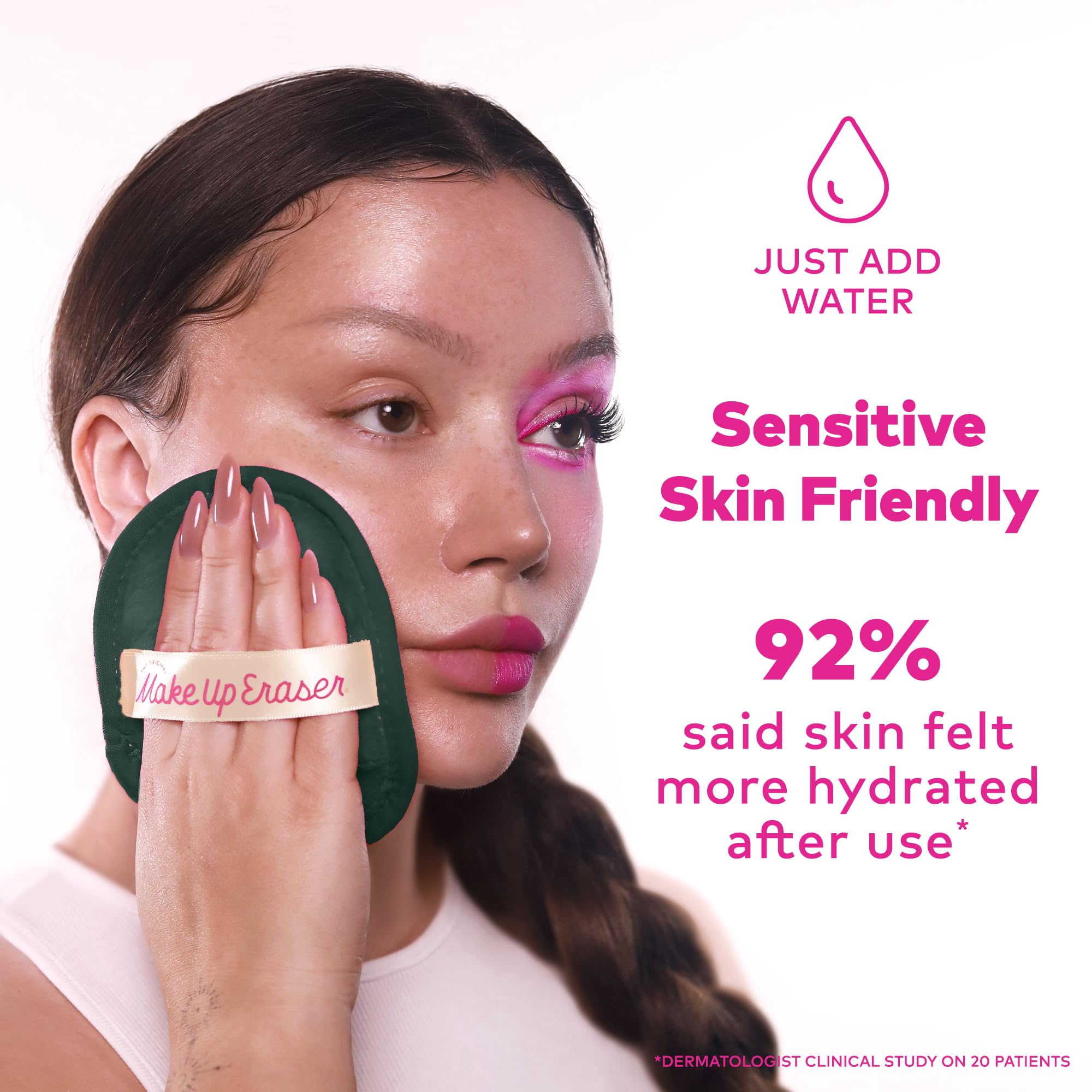 MakeUp Eraser Original exfoliation-side detail for gentle skin care.