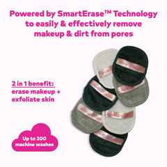 MakeUp Eraser Original waterproof makeup removal on lashes and liner with water.