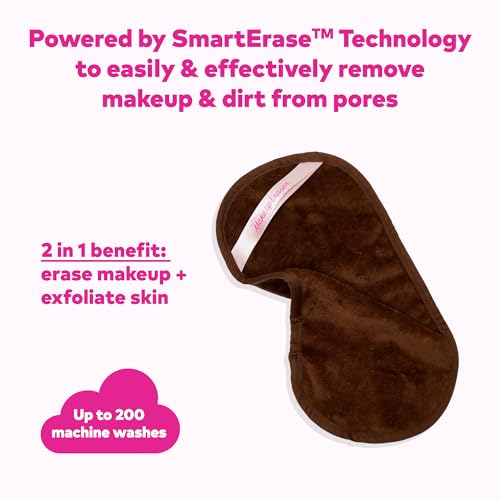 MakeUp Eraser PRO fibrous cloth close-up showing gentle exfoliation