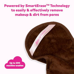 MakeUp Eraser PRO Mocha exfoliation-side in action for smoother skin