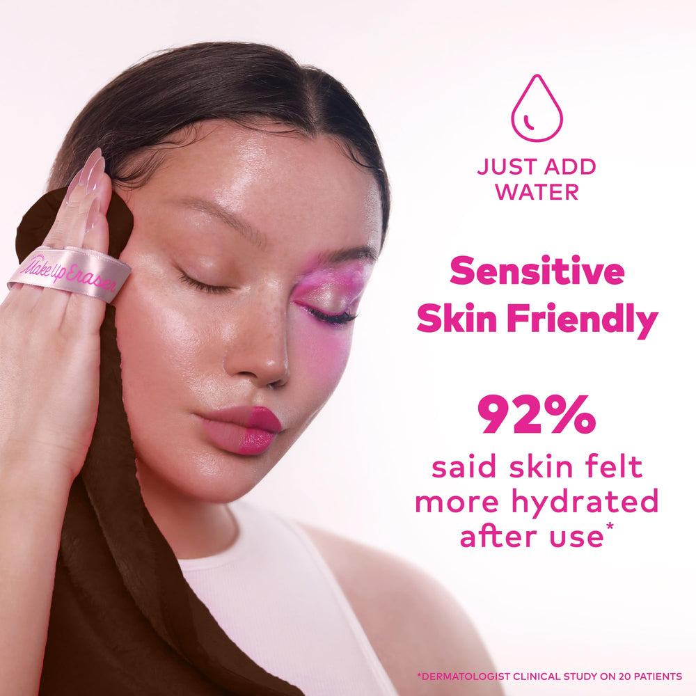 MakeUp Eraser PRO reusable fabric close-up emphasizes sustainability