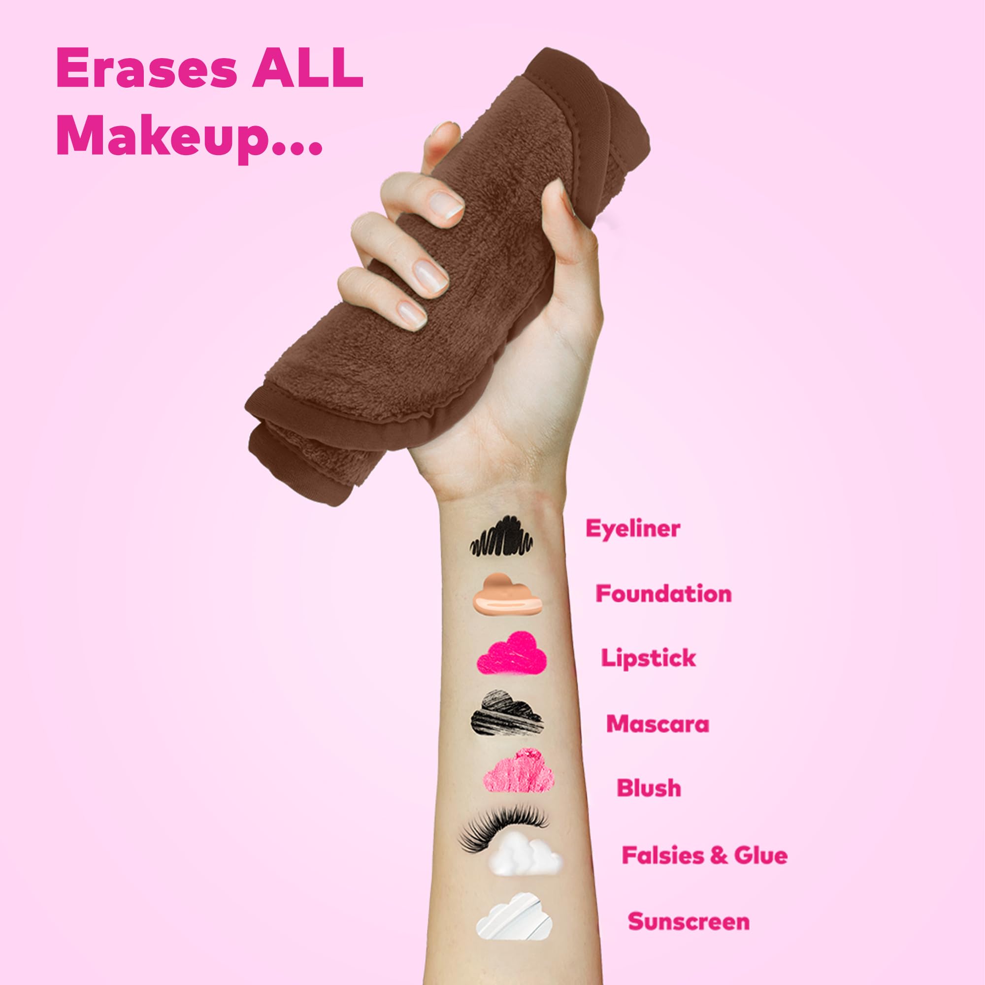 MakeUp Eraser PRO water-activated erase-demo with no wipes needed