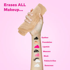 MakeUp Eraser ultra-soft microfiber fabric on skin-safe cleansing cloth