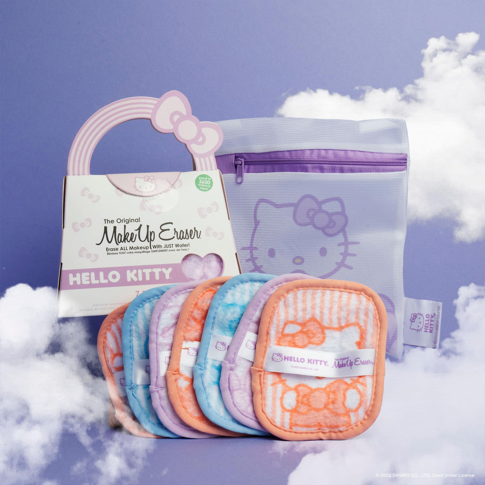 MakeUp Eraser water-activated fibers close-up showing gentle water-based removal