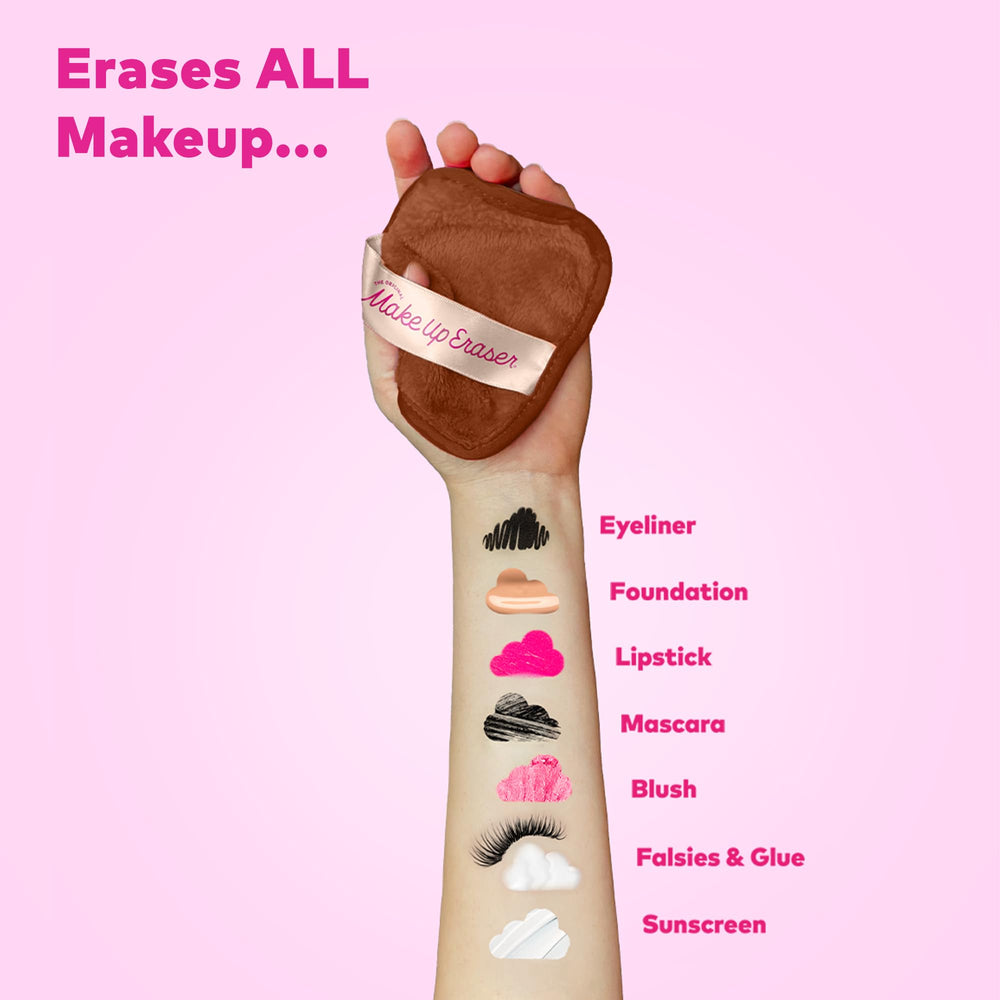 MakeUp Eraser waterproof mascara removal illustrates effective cleansing without irritants.