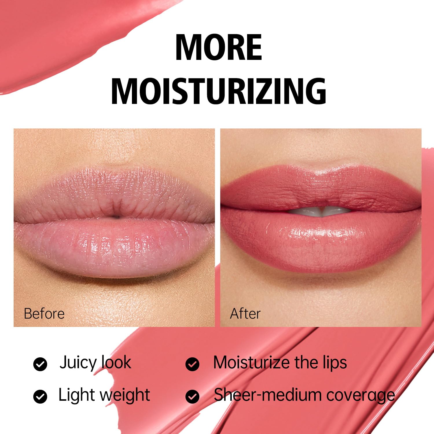 MAKI YIKA Moisture Lipstick with damascena rose extract nourishes lips softly