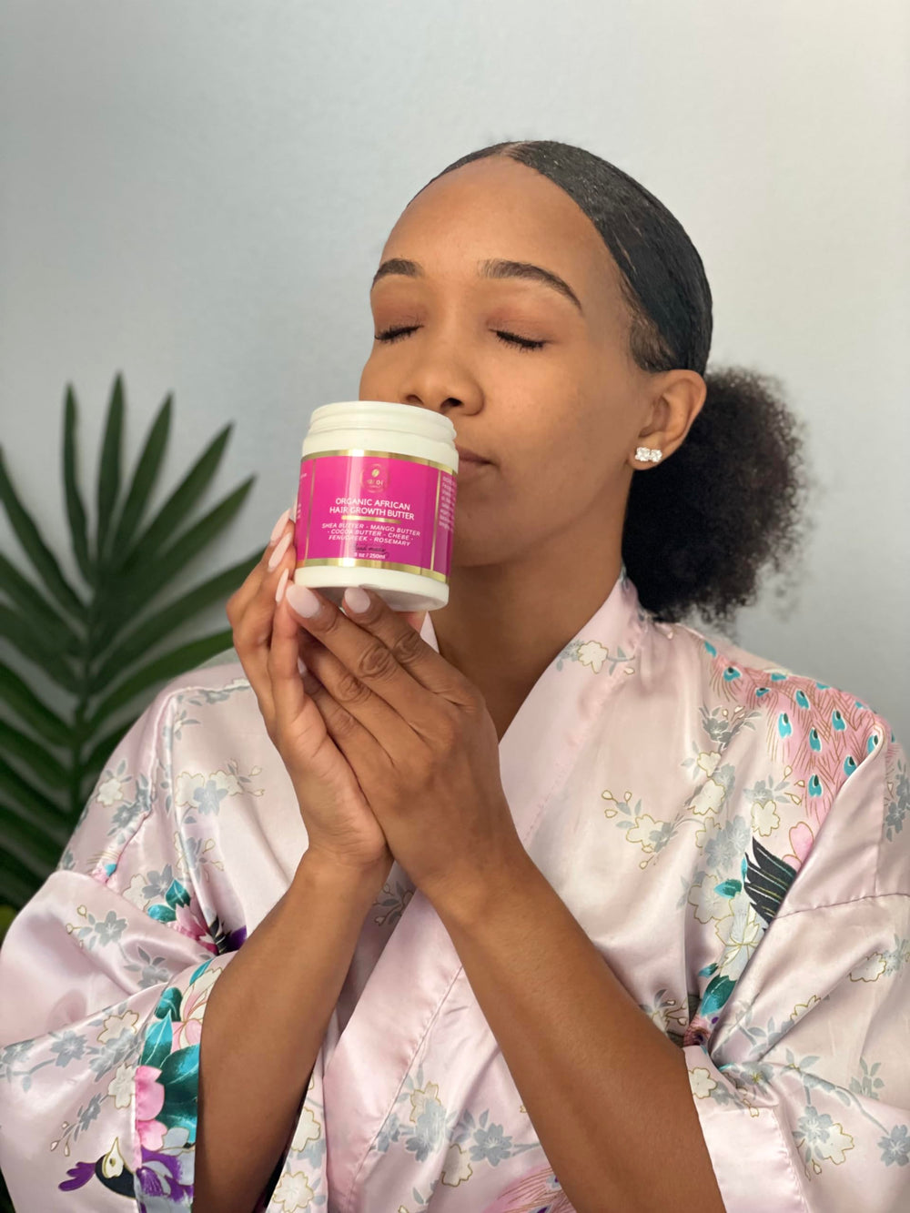 MAKOF BEAUTY Chebe butter soft hair glow after use