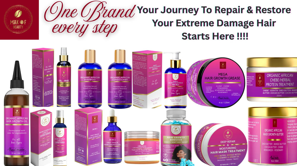 MAKOF BEAUTY Chebe curl definition after use highlights defined curls