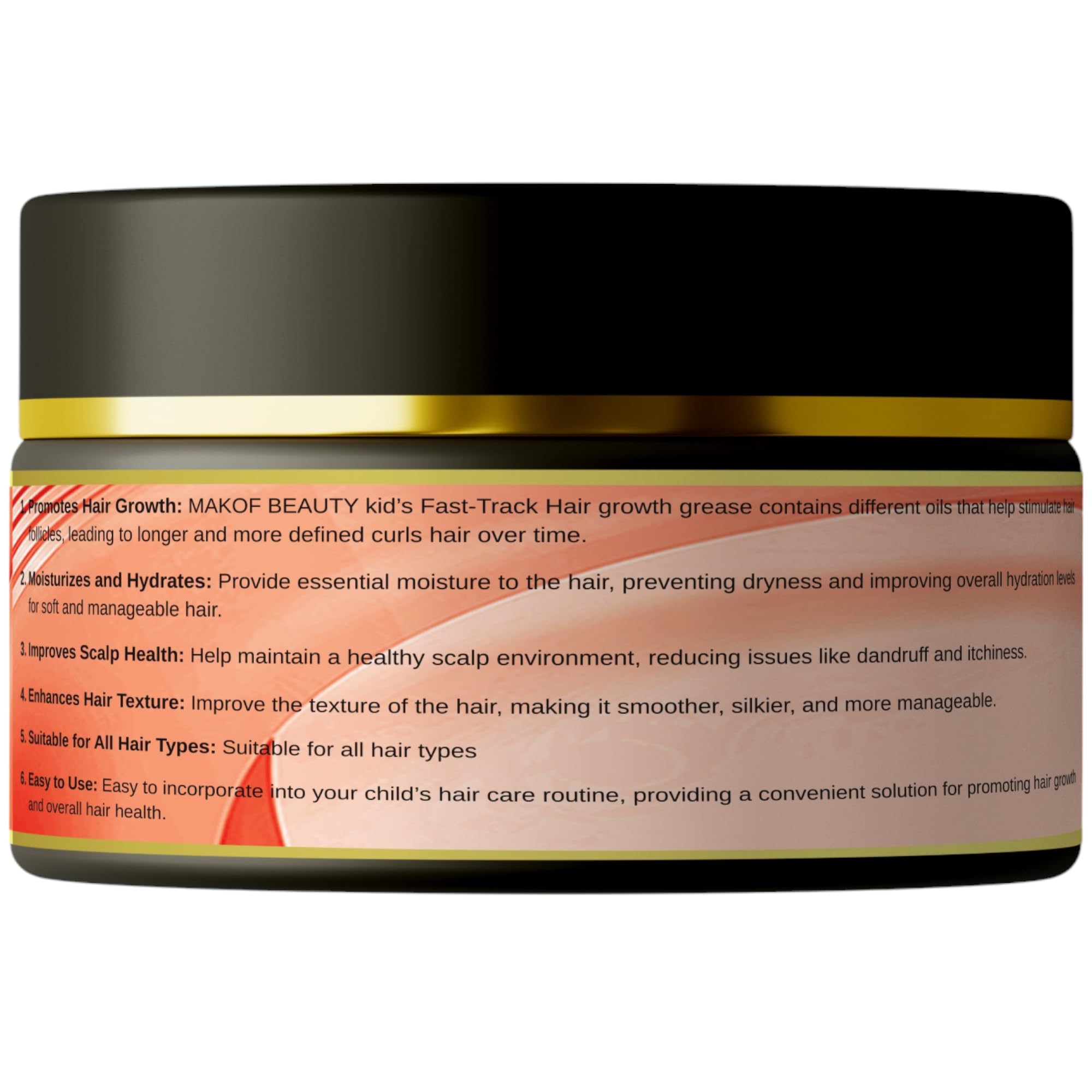 MAKOF BEAUTY Rosemary and Amla oil pour demonstrates nourishing scalp shine.