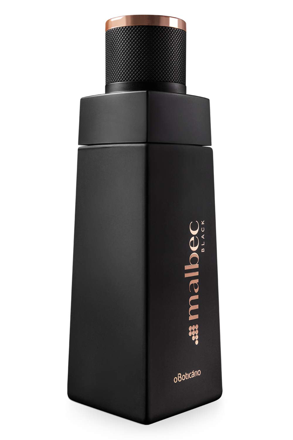 Malbec Black eau de toilette bottle highlights premium design and long-lasting potential.