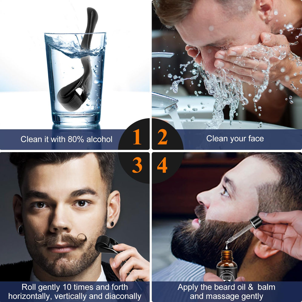 MALE GOD travel-friendly beard kit ready for on-the-go routines