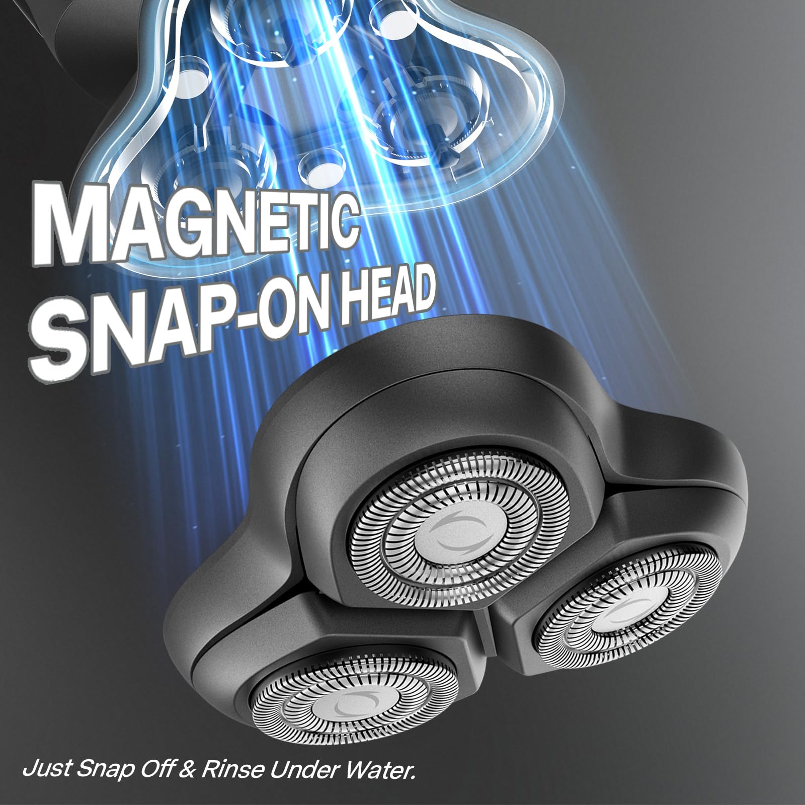 MALEGEBAZ IPX8 waterproof razor for wet and dry use