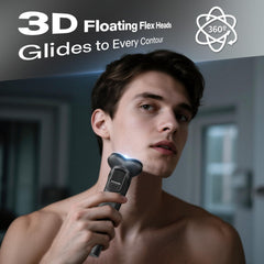 MALEGEBAZ razor pop-up trimmer detailing sideburns and neckline