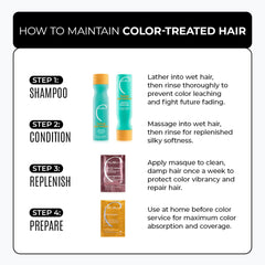 Malibu C Hydrate hair close-up reveals silky, hydrated shine.