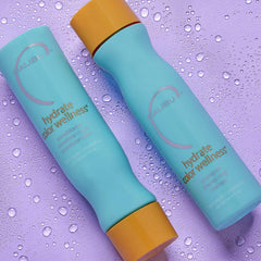 Malibu C Hydrate features plant oils and shea butter for vegan nourishment.