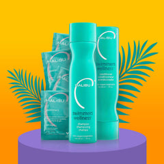 Malibu C Swimmers summer essentials kit box shows all-in-one pool-care for families.