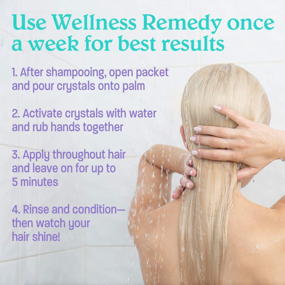 Malibu C Swimmers Wellness ready-for-swim day hair care routine illustration