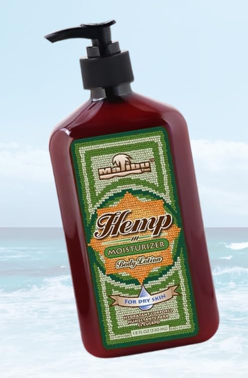 Malibu Tan Body Lotion texture close-up shows creamy consistency for lasting moisture