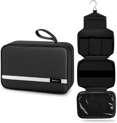 Maliton toiletry bag front view highlights compact travel-ready design for packing efficiency.