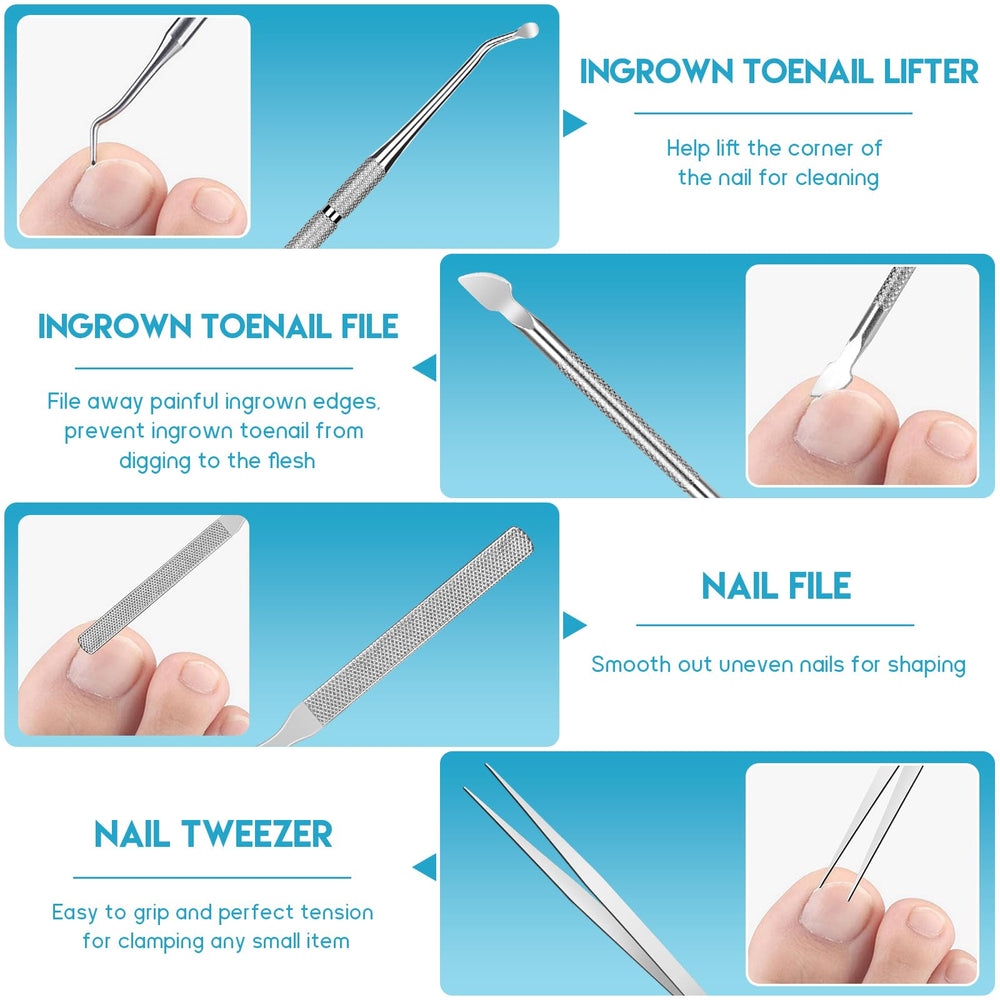 Maliyscent toenail corrector patches and stickers set for gradual alignment