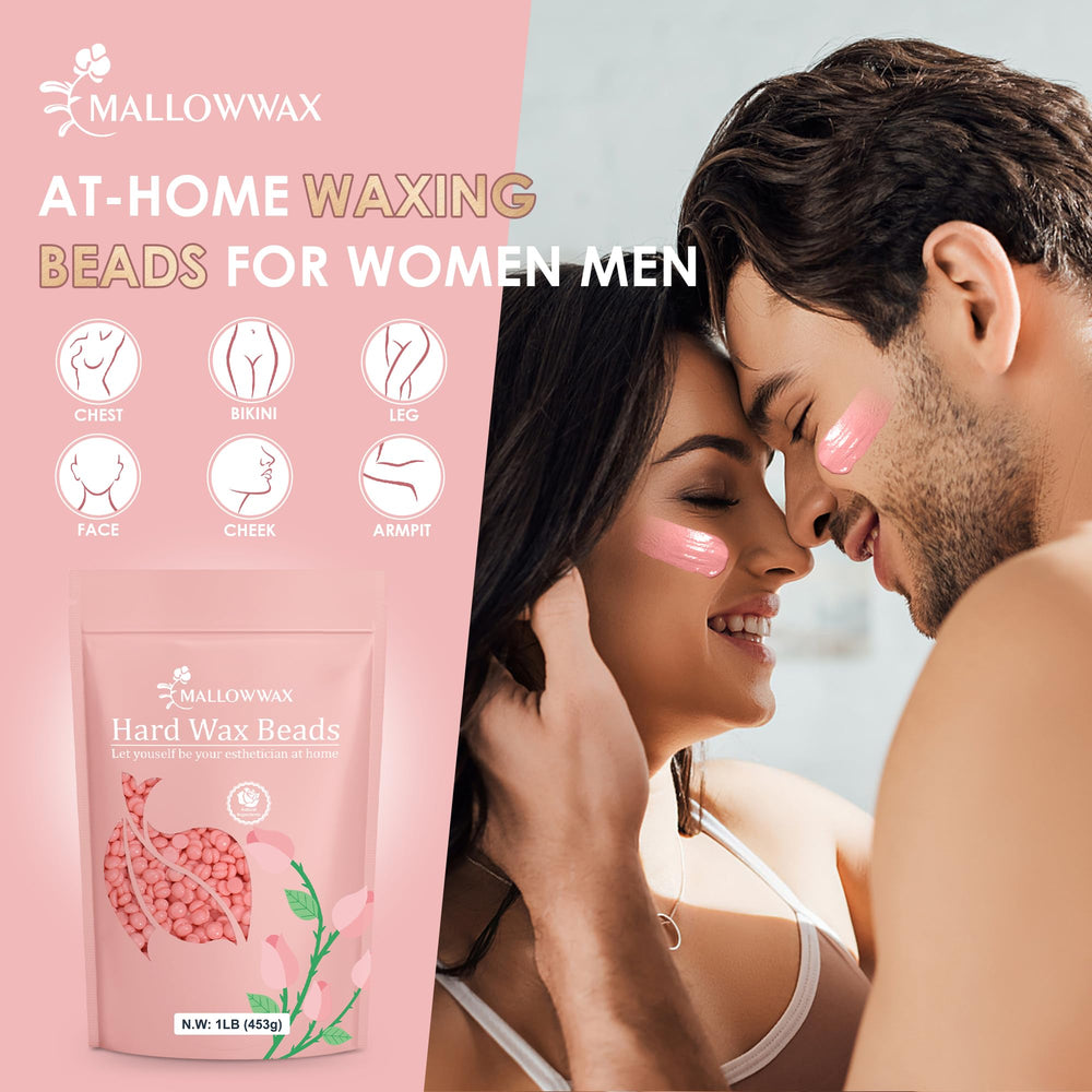 Mallowwax hands applying wax facial demonstrates beginner friendly technique